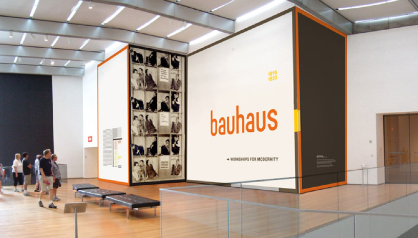 Installation view of Bauhaus