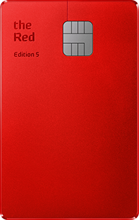 the red Edition5 메탈소재 카드이미지 앞면