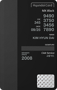 Black & Black card front image